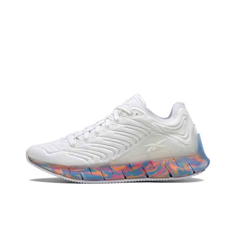 Reebok Women's Zig Kinetica 'White Blue Pink' Women's-0