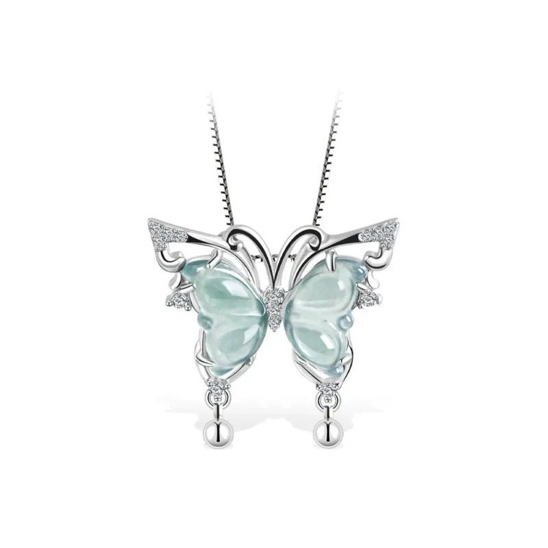 Cuizu Ice Type Jadeite Necklaces Women's-0