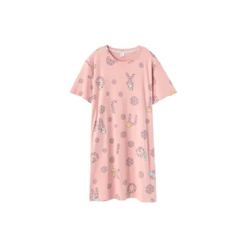 Huggy Kissy Nightgown Women's Light Pink