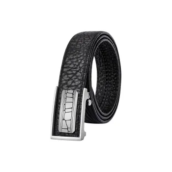 Jaylen Oos Tungsten Steel Automatic Buckle Business Top Grain Cow Leather Leather Belts Men's