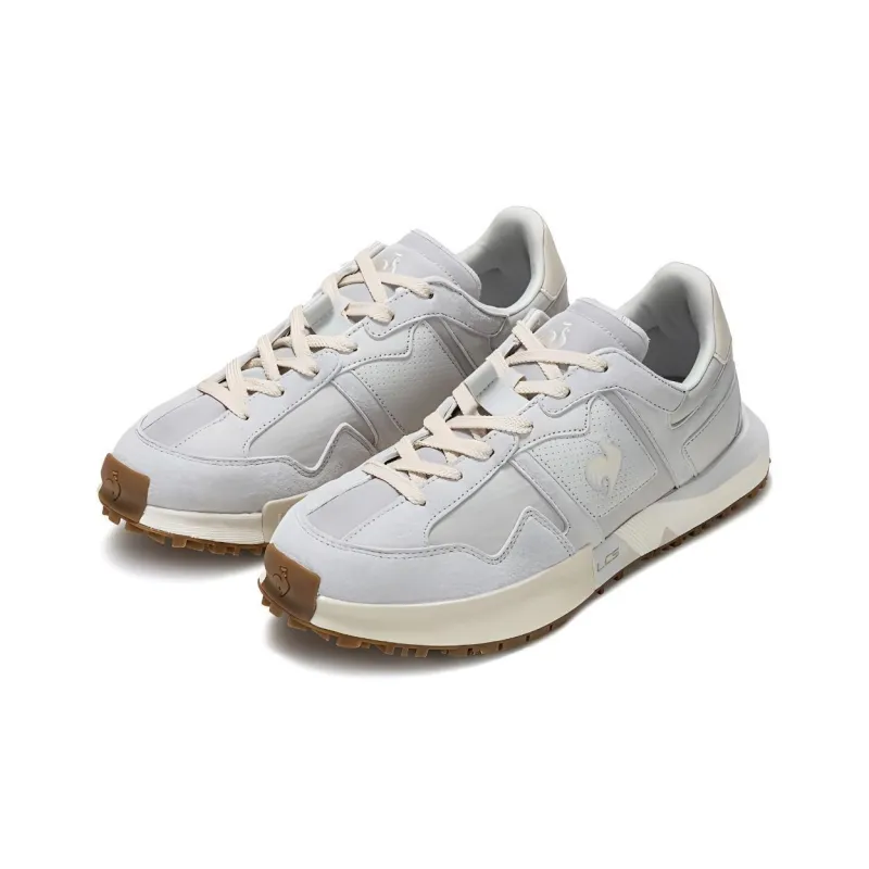 Le Coq Sportif Abrasion Resistant Support Low Top Casual Shoes Women's Gray White-2