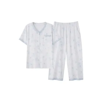 Chun Xi Pajama Set Women's Light Blue