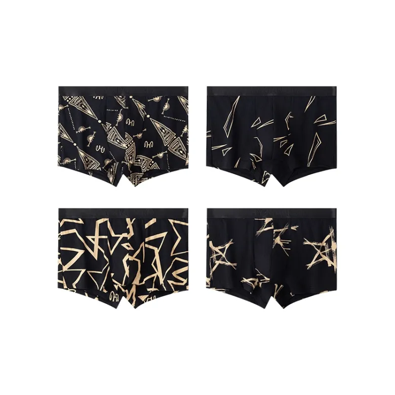 H YXIANG Underpants Men's 4 Pack-1