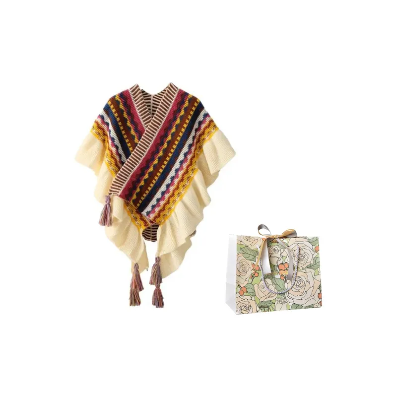 Wheat Field Guard Shawls Unisex-0