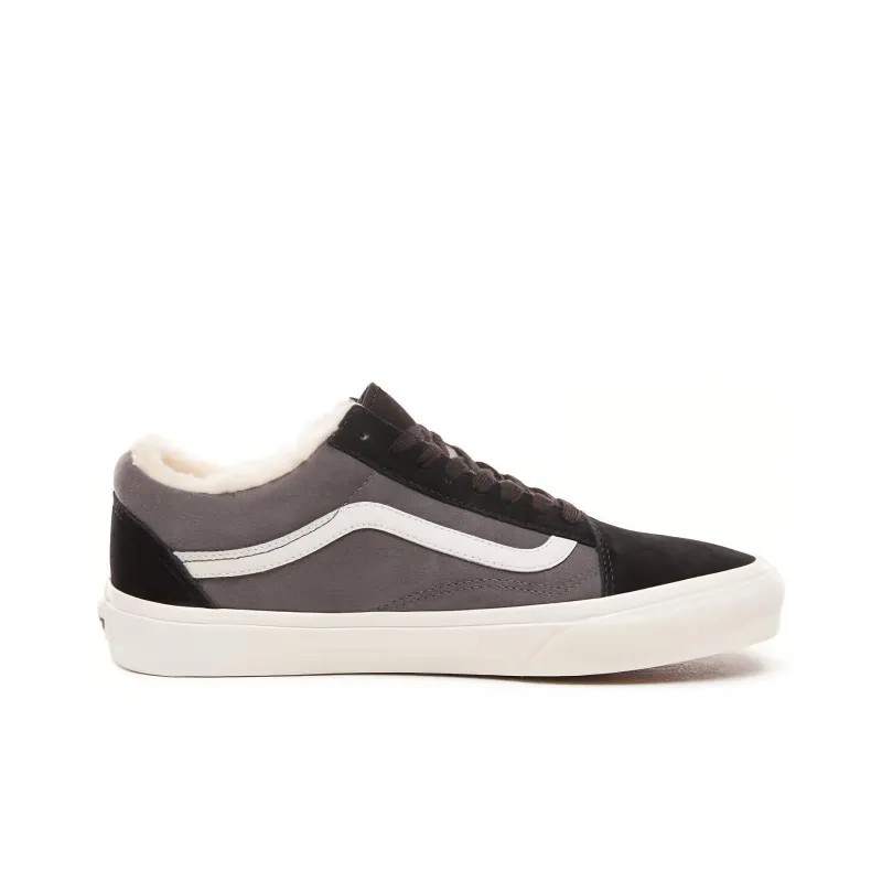 Vans Suede And Sherpa Old Skool 'Grey Black'-1