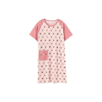 Huggy Kissy Nightgown Women's Light Pink