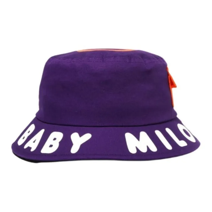 A BATHING APE Cotton Bucket Hats Kids' Blue/Purple-3