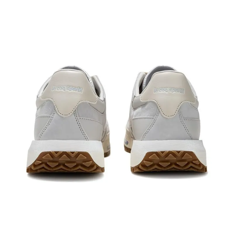 Le Coq Sportif Abrasion Resistant Support Low Top Casual Shoes Women's Gray White-3