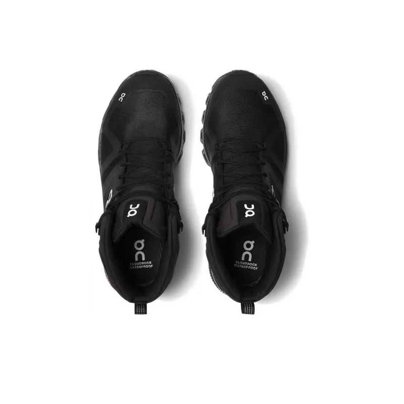 On Cloudrock Waterproof 'All Black'-2
