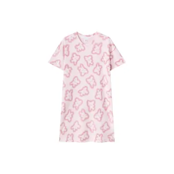 Huggy Kissy Nightgown Women's Light Pink