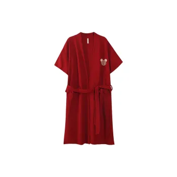 GOSO Pajama Robe Women's Red Shades