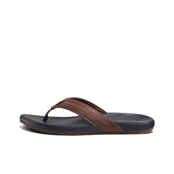 REEF Abrasion-Resistant Slip-Resistant Flip Flops Men's Black Brown