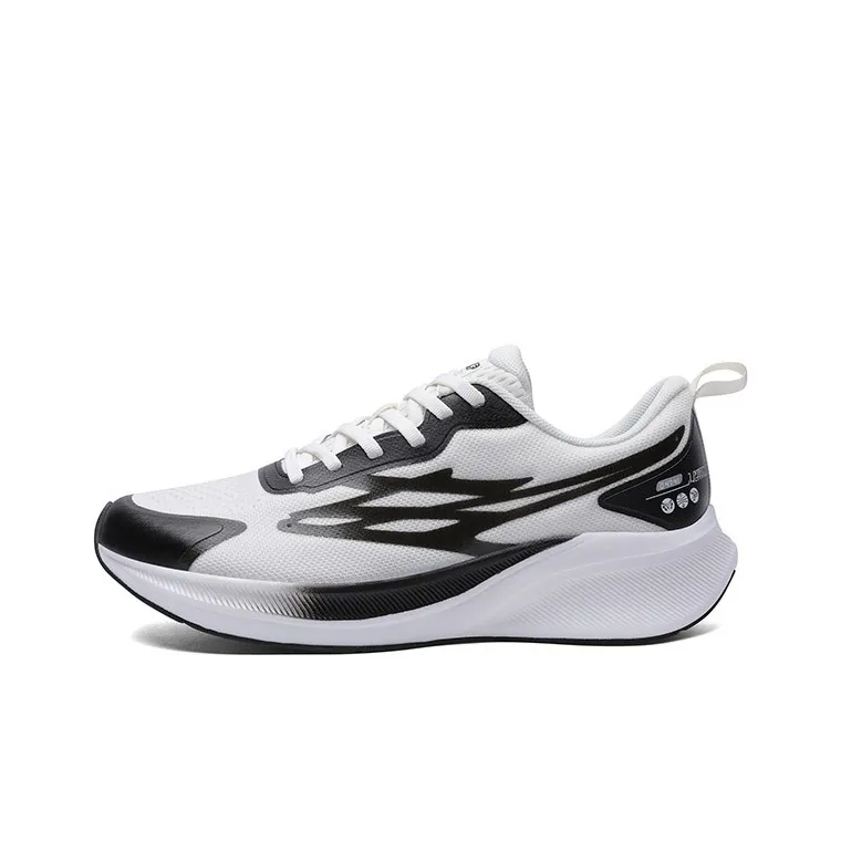 LPMX Running Shoes Men Low Top Beige White Black-0