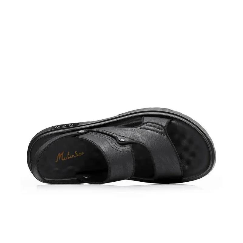 Mulinsen Beach Sandals Men Black, Brown-2