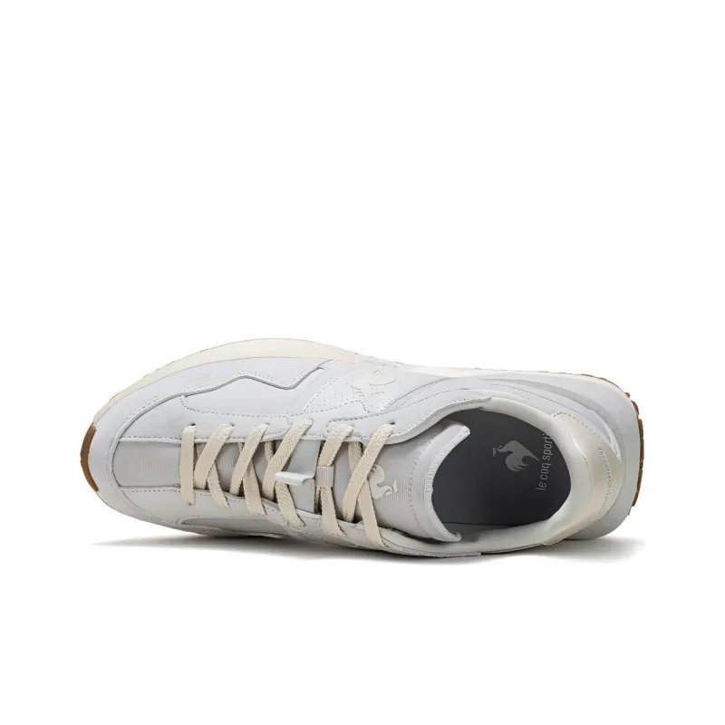 Le Coq Sportif Abrasion Resistant Support Low Top Casual Shoes Women's Gray White-1