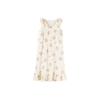 GOSO Nightgown Women's White Shades