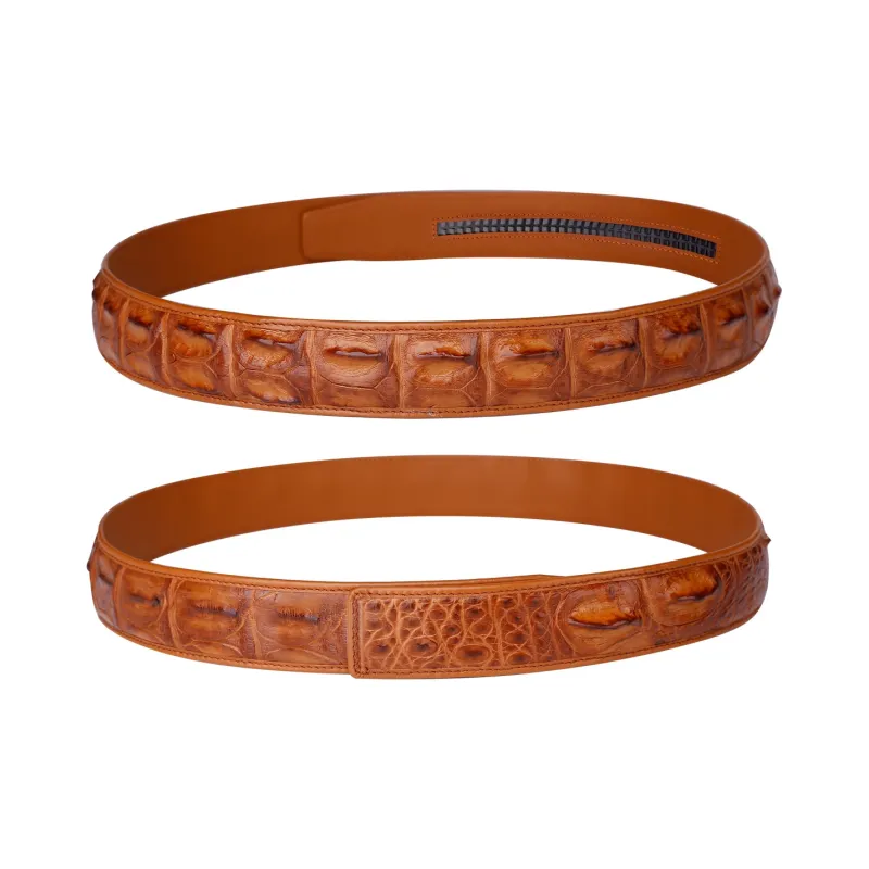 Jaylen Oos Headless Genuine Leather High End Without Head Business Automatic Buckle Leather Belts Men's-8