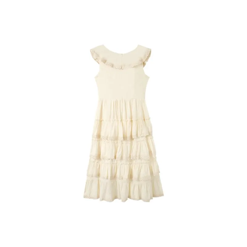COVT Sleeveless Dress Women's Apricot-1