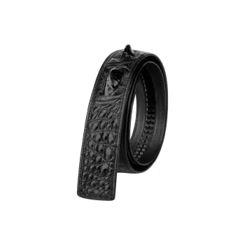 Jaylen Oos Headless Genuine Leather High-End Without Head Business Automatic Buckle Leather Belts Men's