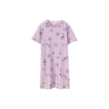 Huggy Kissy Nightgown Women's Light Purple