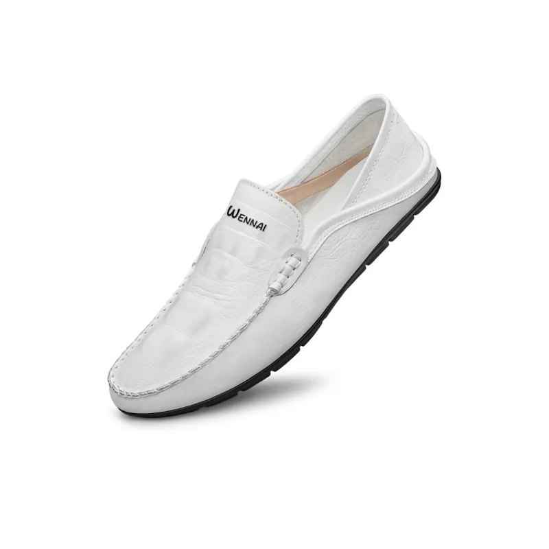 Wen Nai Casual Shoes Men's White-3