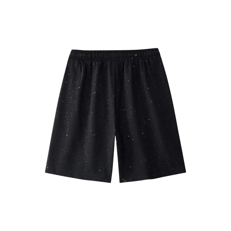 K bird Casual Shorts Unisex Black-1