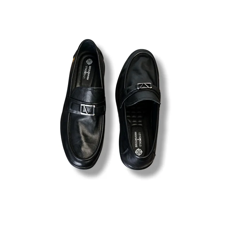 Brounvanm Loafers Men Black-5