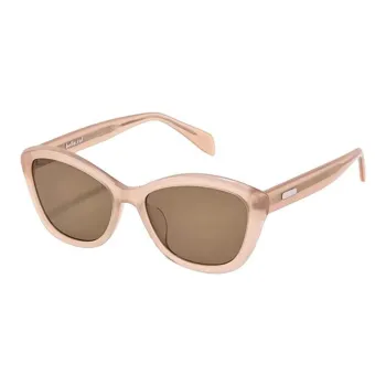 Fakeme Plate Frame Butterfly Sunglasses Unisex Nude