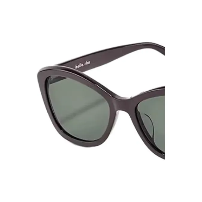 Fakeme Plate Frame Butterfly Sunglasses Unisex Brown-2