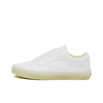 Vans Old Skool Cushioning Wear-Resistant Low-Top Skateboard Shoes Unisex White Green