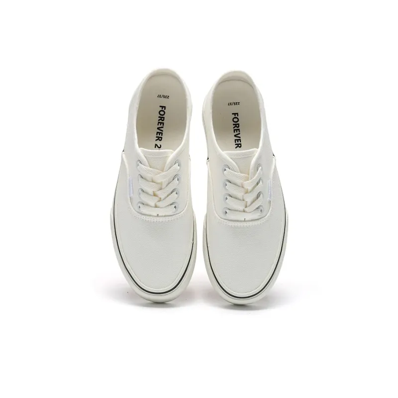 FOREVER 21 Slip Resistant, Abrasion Resistant, Breathable, Lightweight, Cushioning Low Top Canvas Shoes Unisex-37