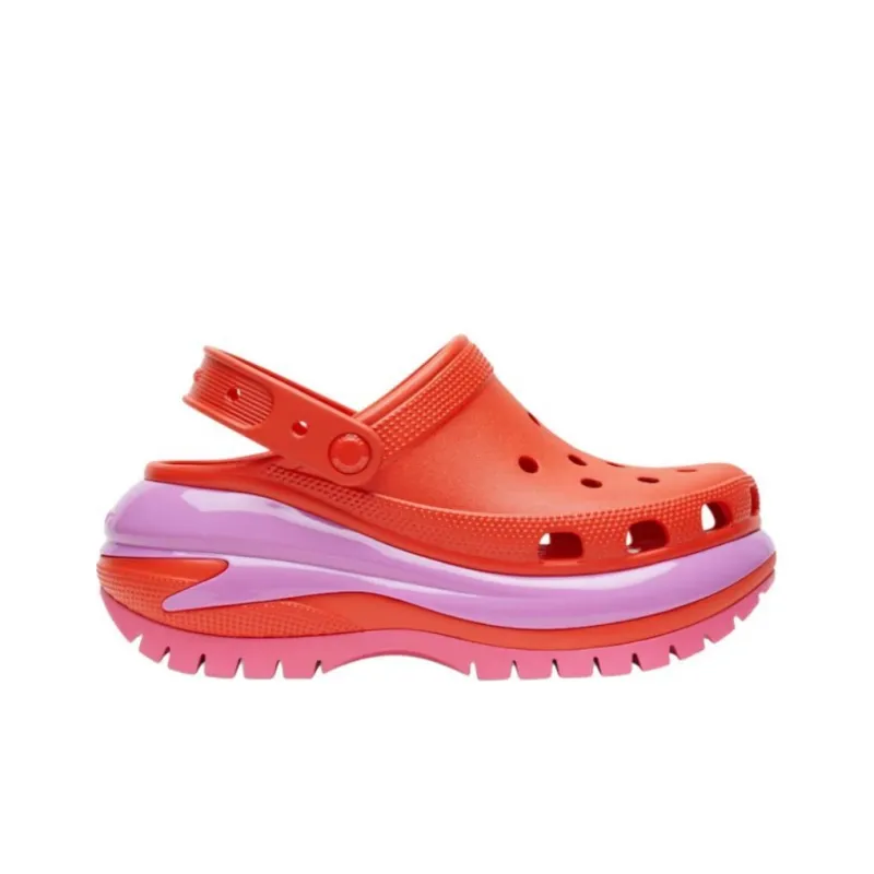 Crocs Mega Crush Clogs 'Orange Pink'-1