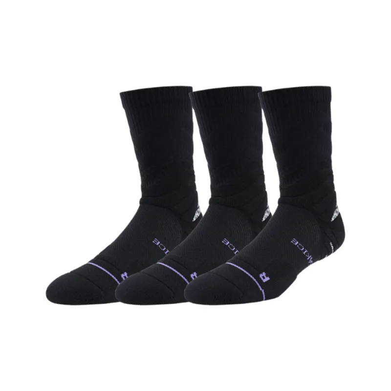 BKCXZICE Player Knee High Basketball Socks Unisex 3 Pack 4 Colors To Choose From-0