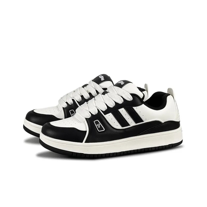 ZUIBANG Puffy Shoes Wear Resistant Low Top Skateboard Shoes Unisex-2
