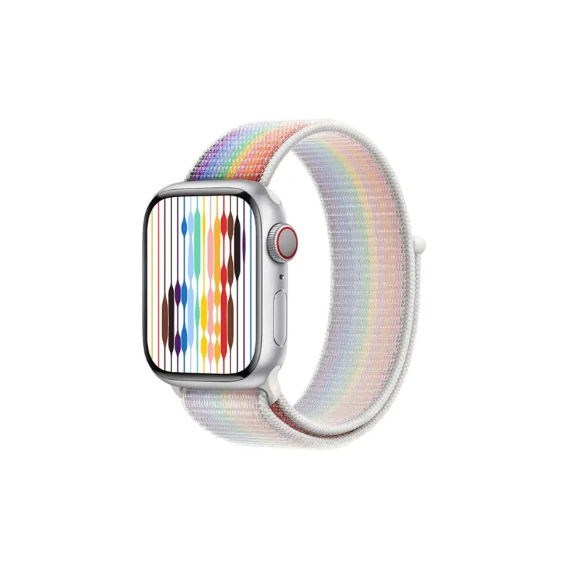 LeYu Apple Compatibility Watch Band Loopback Nylon Material-3