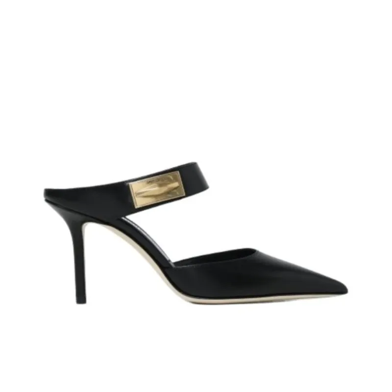 Jimmy Choo Nell 85mm Leather Mules-1