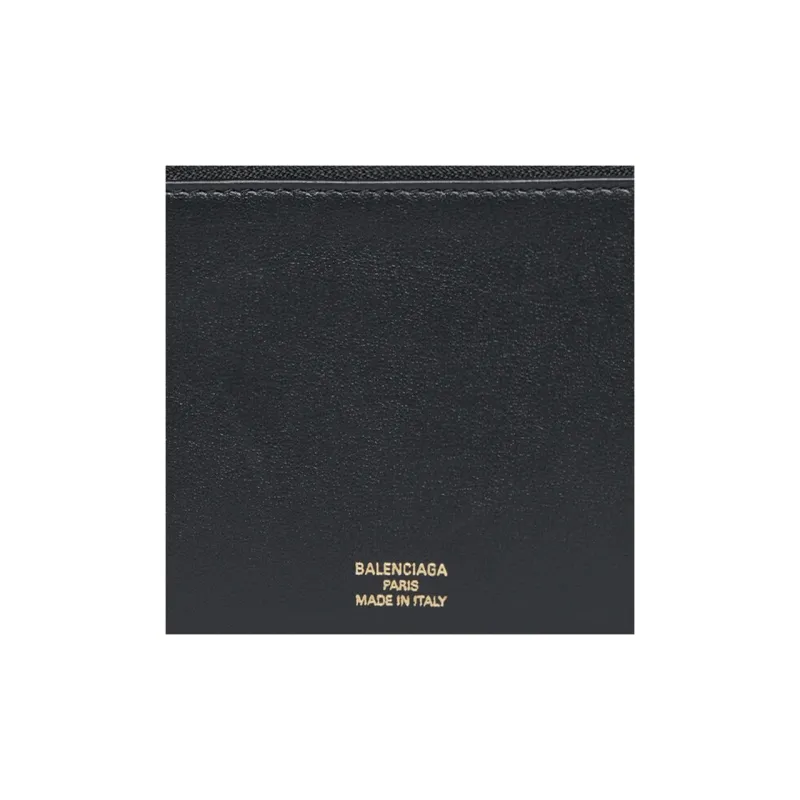 Balenciaga Calfskin Coin Purses Card Holders Regular Women's Black-4