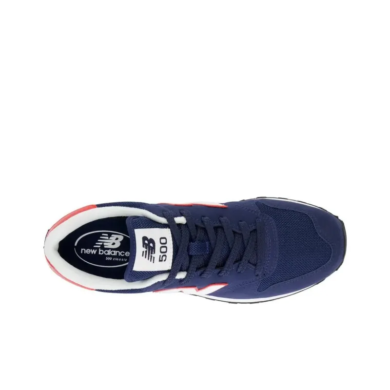 New Balance NB 500 Cushioning, Wear Resistant Low Top Casual Running Shoes Unisex Blue-3