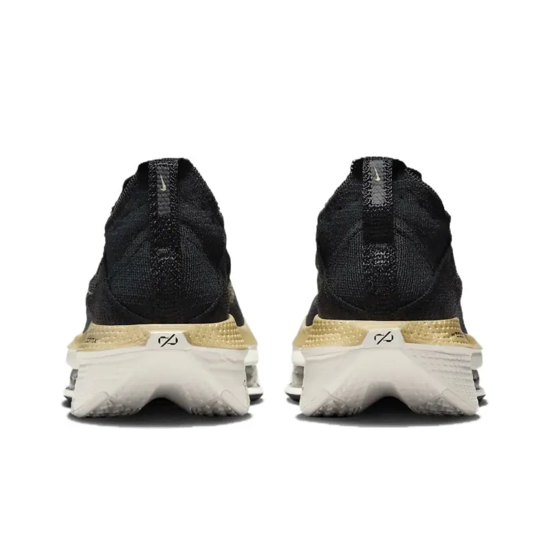 Nike Air Zoom Alphafly Next% 2 Black Metallic Gold Grain Women's-4