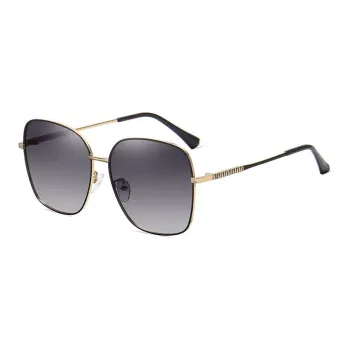 Thunder Pailong TR/Memory Plastic Round Sunglasses Women's