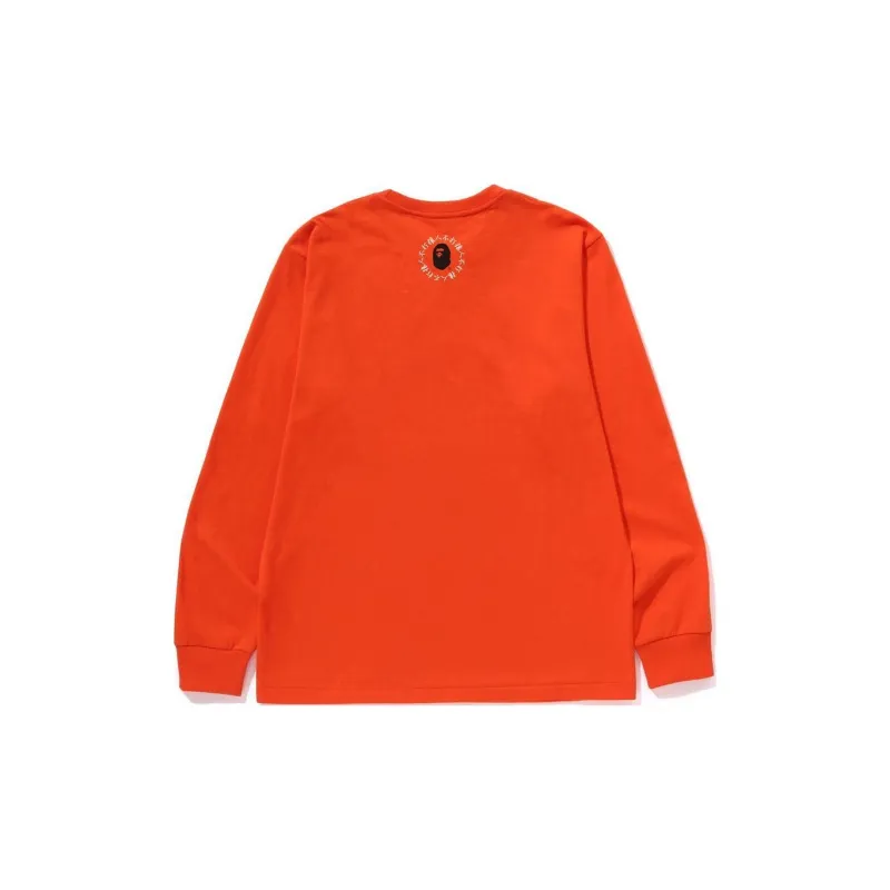 Bape Kanji Logo Asnka L/S Tee-5