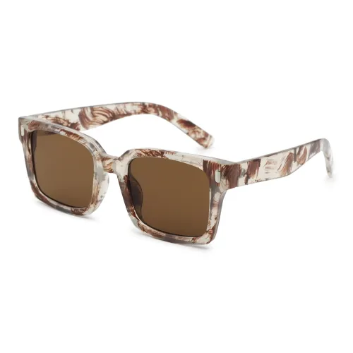 GUESS Injection Molded Plastic Oval Sunglasses Womens Tortoiseshell