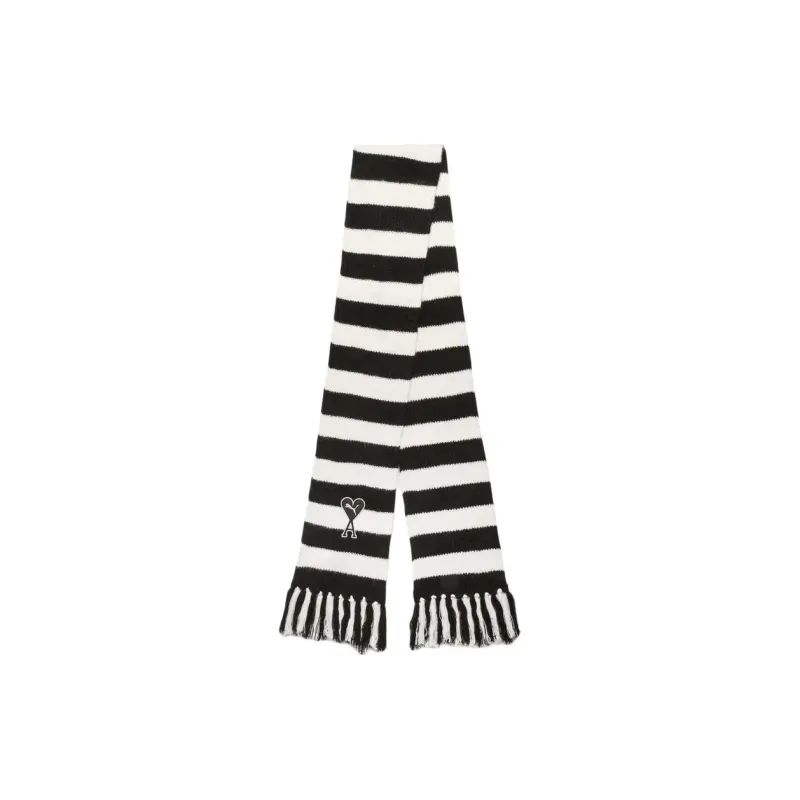PUMA Knit Scarves Unisex Black White-0