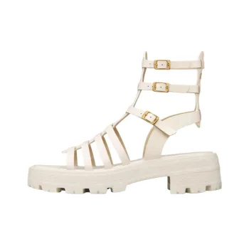 DIOR Bay Roman Sandals Women's White