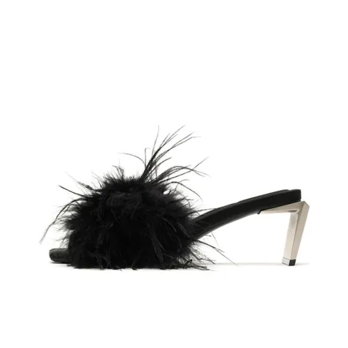 DAPHNE LAB Candy Series Slide Slippers Women's Black