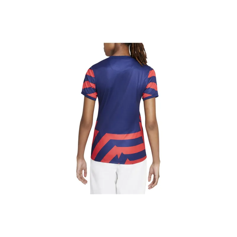 Nike USA Soccer Team Olympic Series 2021 U.S. Stadium Away Soccer Jerseys Women's Loyal Blue-1