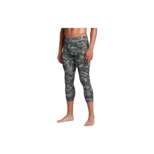 Nike Sports Pants Men Camouflage Gray