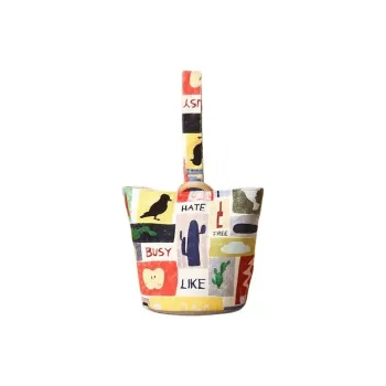 NEARAY Canvas Bag, Bucket Bag, Handbag Trumpets Women's Multicolor