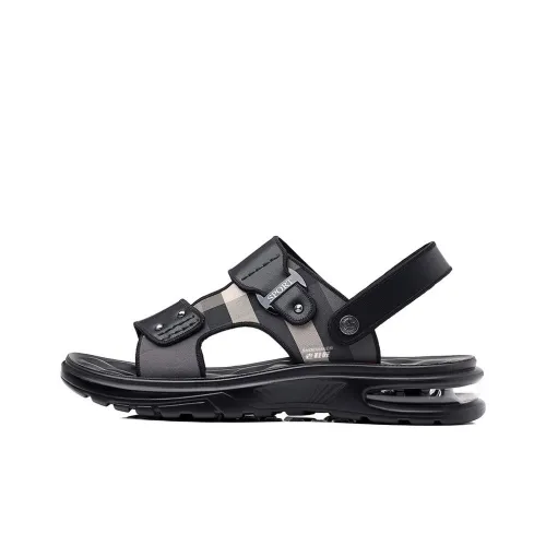 Old shoemaker Beach Sandals Men Black