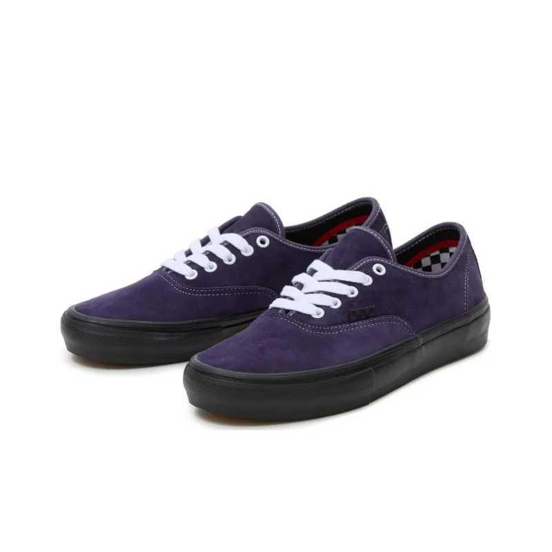 Vans Authentic  Skate  'Dark Purple Black'-3
